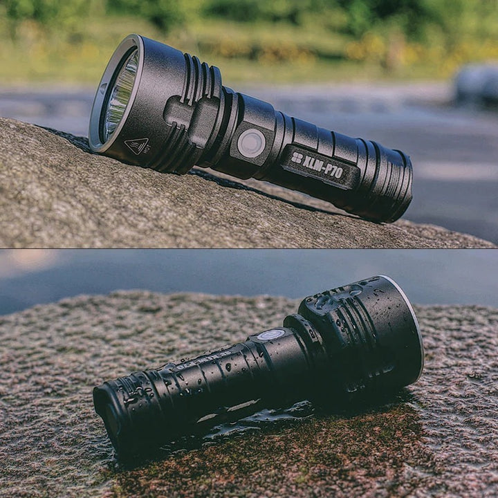 Ultra-Bright Rechargeable LED Flashlight | Zoomable Tactical Torch for Camping & Outdoor