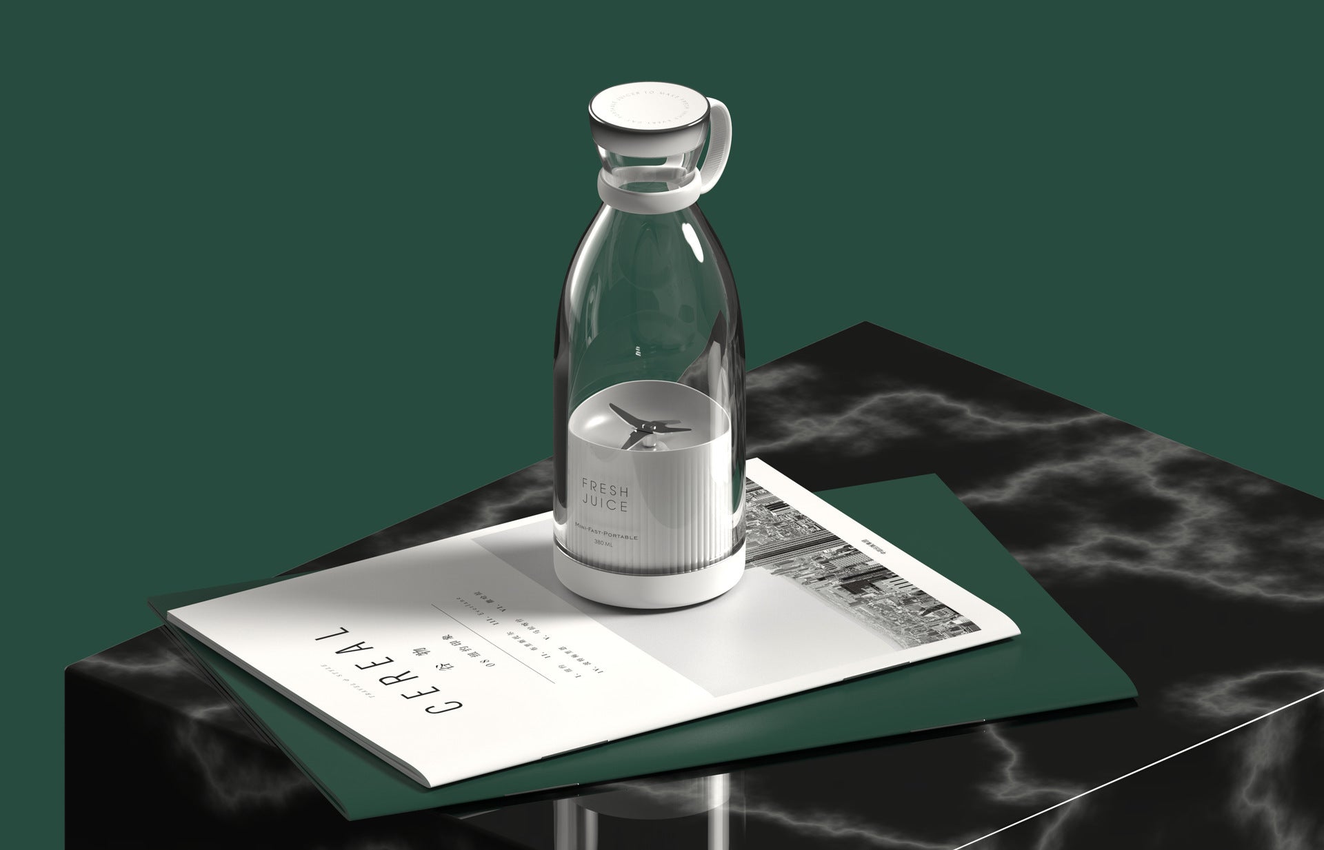 Make Fresh Smoothies & Juices Anywhere (350ML)