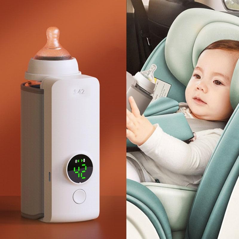 Portable Wireless Baby Bottle Warmer | USB Rechargeable