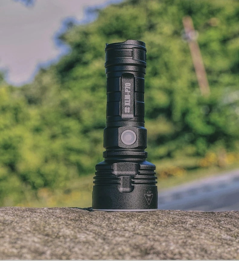 Ultra-Bright Rechargeable LED Flashlight | Zoomable Tactical Torch for Camping & Outdoor