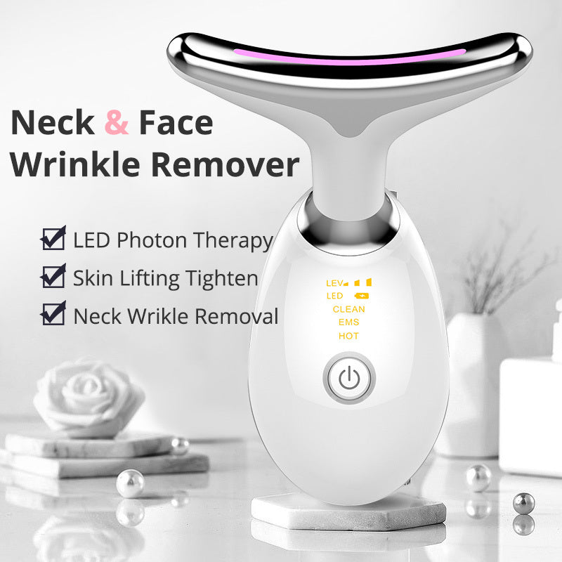 EMS Thermal Neck & Face Massager – Microcurrent Wrinkle Remover