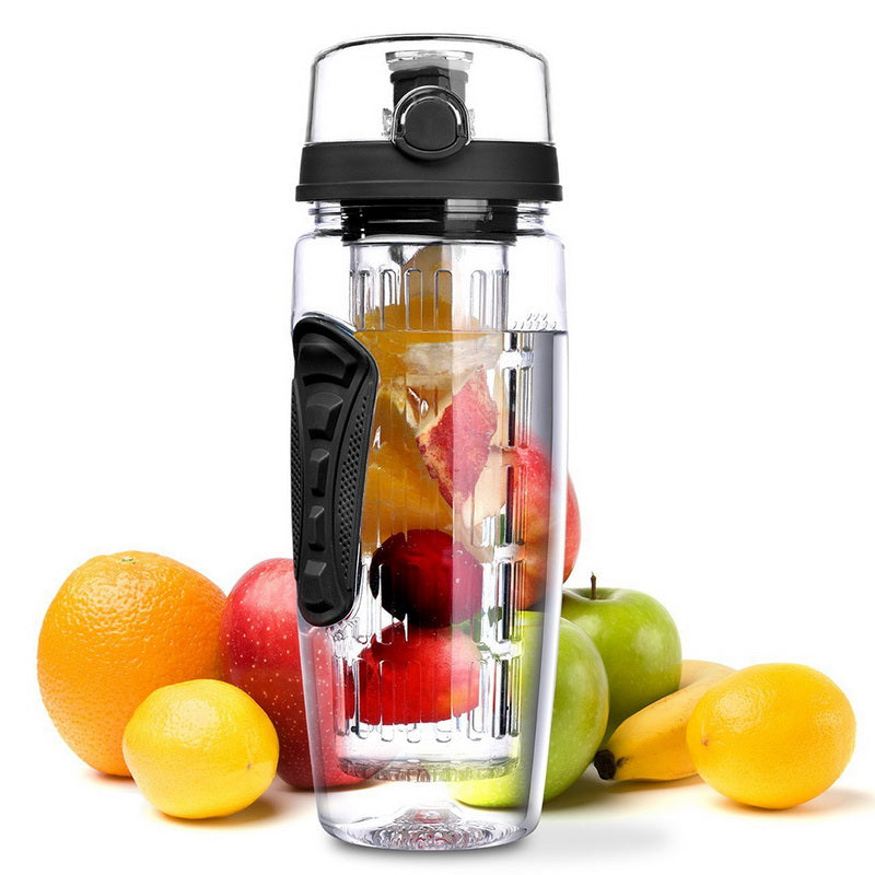 32oz BPA-Free Fruit Infuser Sport Water Bottle - Leakproof Hydration