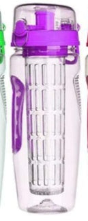 32oz BPA-Free Fruit Infuser Sport Water Bottle - Leakproof Hydration