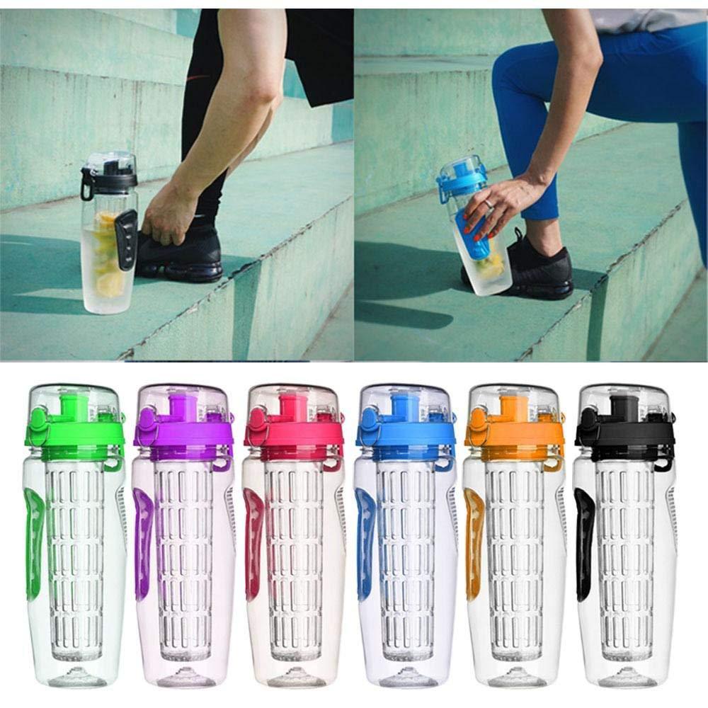 32oz BPA-Free Fruit Infuser Sport Water Bottle - Leakproof Hydration