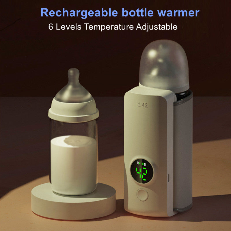 Portable Wireless Baby Bottle Warmer | USB Rechargeable