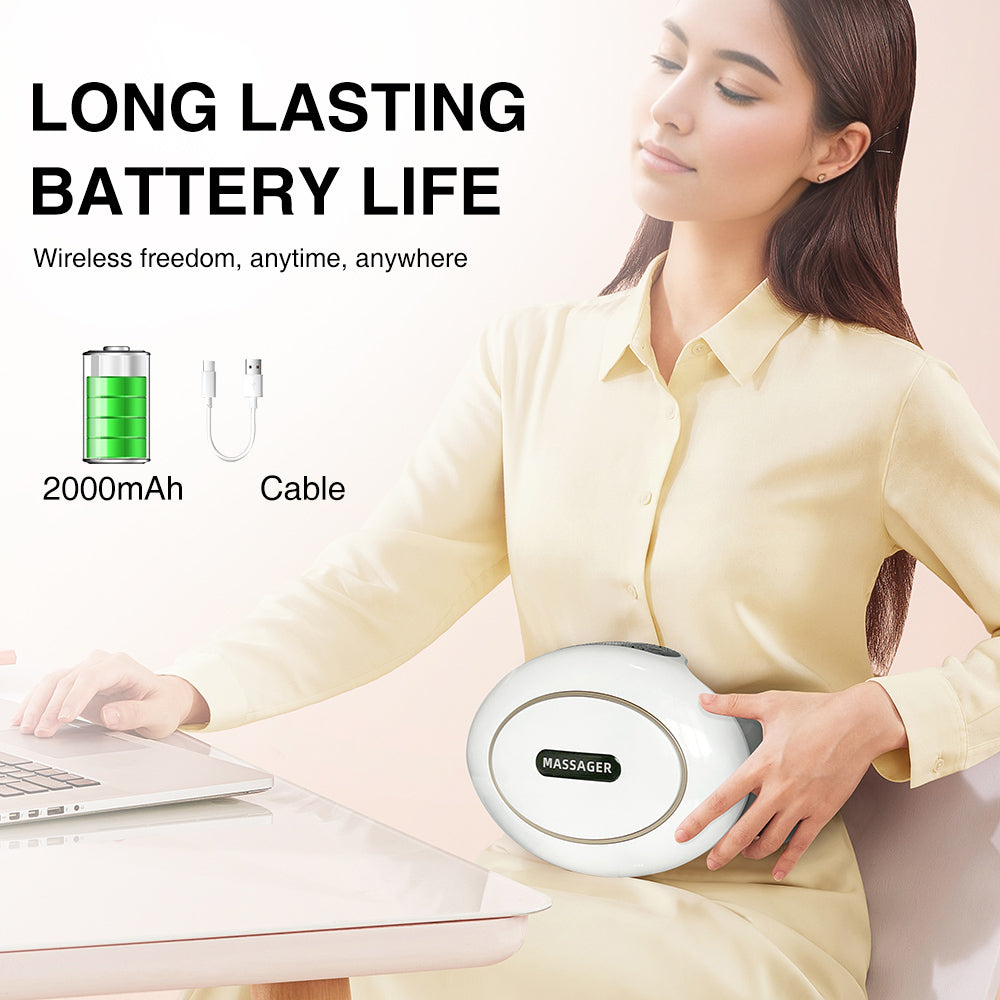 Wireless Deep Massage for Abdomen, Back, Neck & Legs!
