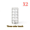 Nordic Crystal Lamp USB Touch Table Light - 16 Color RGB Rose Projector Diamond Night Light for Bedroom Decor